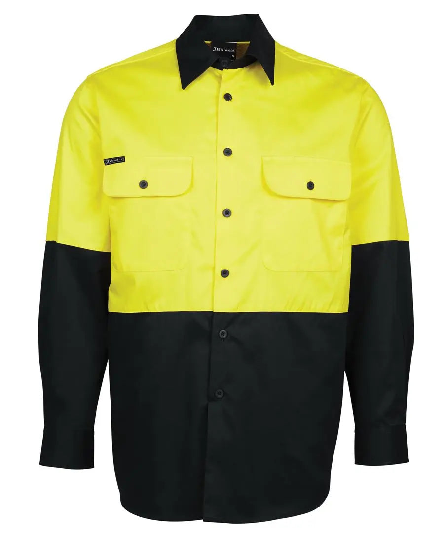 JB'S Hi-Vis Long Sleeve Shirt 6HWSL - City Workwear